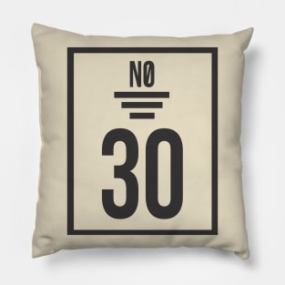 birth announcement 30th gift idea Pillow