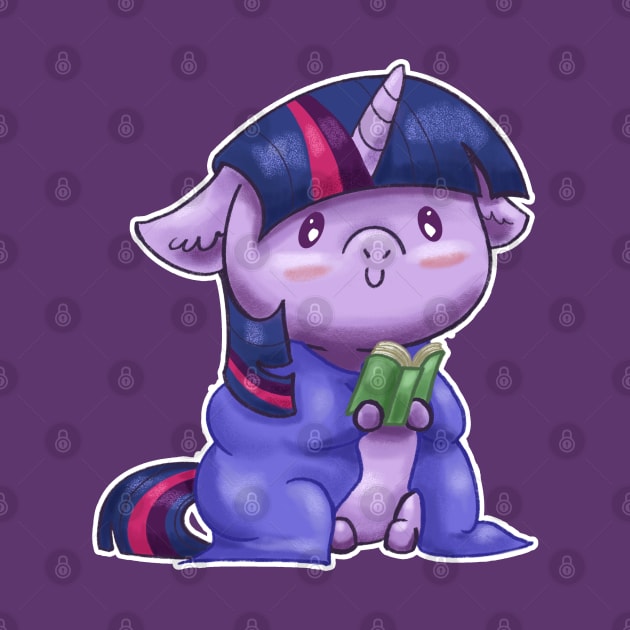 Chibi Twilight Sparkle by CatScratchPaper