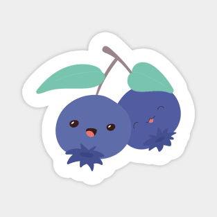 Blueberries Magnet