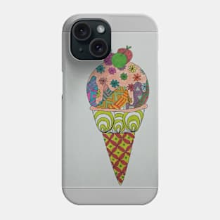 Ice cream T-shirt Phone Case