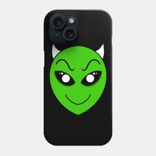 Evil Alien Emoji Phone Case