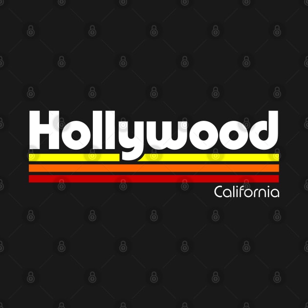 Retro Hollywood California by Styleuniversal