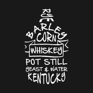 Kentucky Whiskey Jug Original Typographic T-Shirt