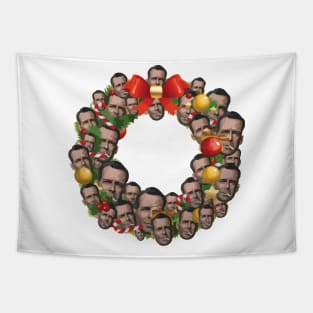 Christmas Wreath Tapestry