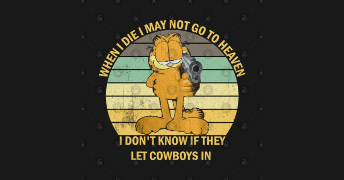 Garfield Cowboy - Garfield Cowboy - Kids Hoodie | TeePublic