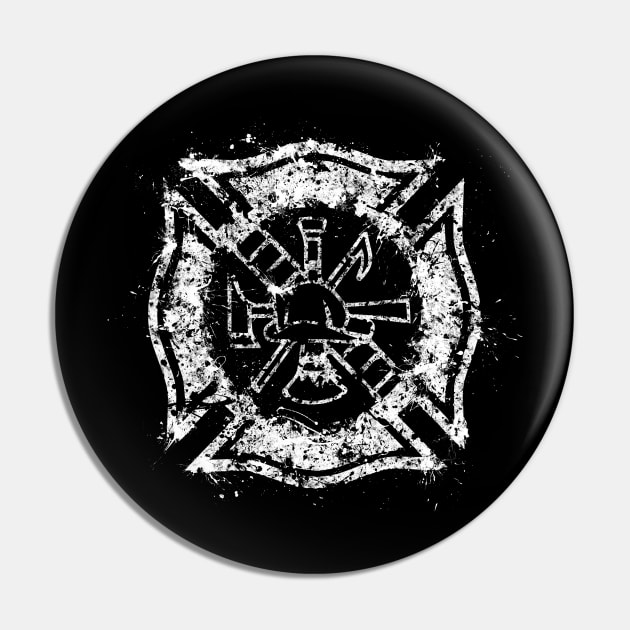 Fire Department - Maltese Cross Pin by JonathonSummers