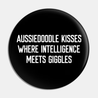 Aussiedoodle Kisses Where Intelligence Meets Giggles Pin