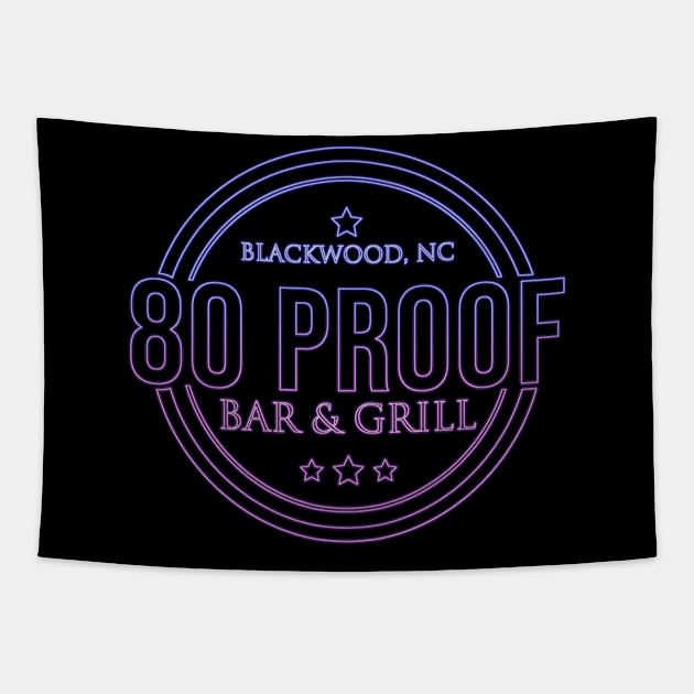 80 Proof Bar & Grill Tapestry by Kate Stacy