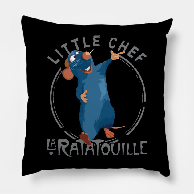 Ratatouille Tribute - Ratatouille Little Chef Kitchen - Epcot Remy Haunted Mansion - Pixar Rat Lion King Wall e - Up - ratatouille - Pirates Of The Caribbean - ratatouille -Tangled Pillow by TributeDesigns