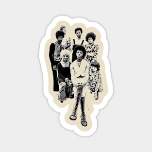 Retro Funk Soul Music Band Magnet