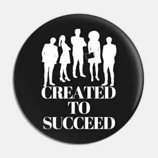 created to succeed men and women Pin