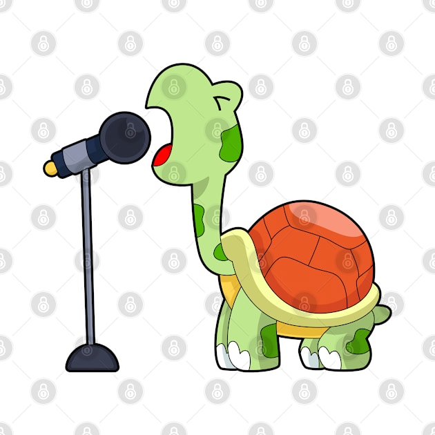 Turtle Singer Microphone Music by Markus Schnabel