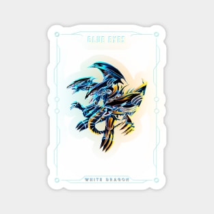 Blue eyes white dragon Magnet