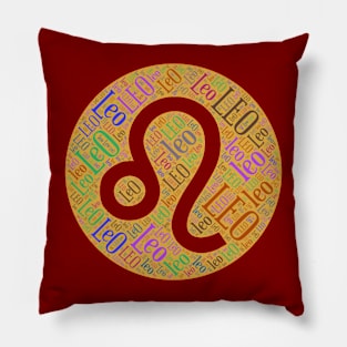 Leo Zodiac Sign Pillow