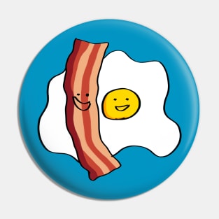 Best friends forever Bacon and Egg Pin