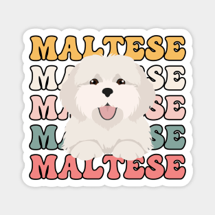 Maltese Dog Magnet