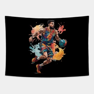 Basketball Art Tapestry