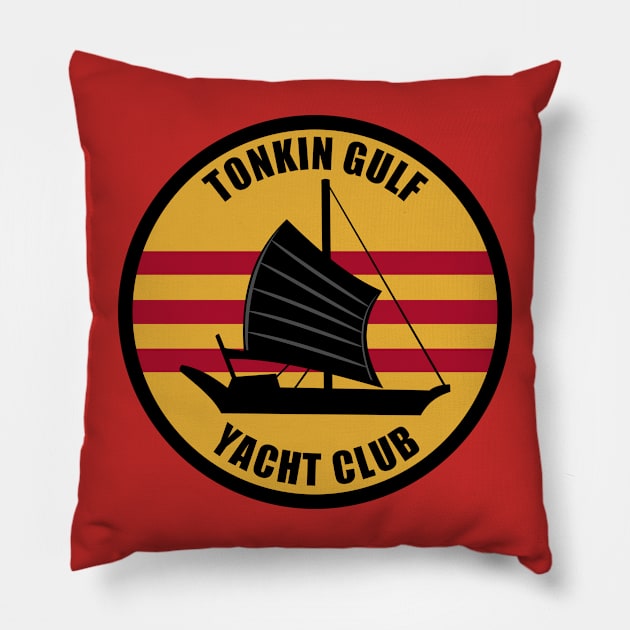 Tonkin Gulf Yacht Club Pillow by TCP