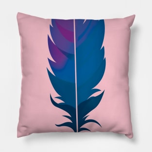 Colorful nature feather Pillow