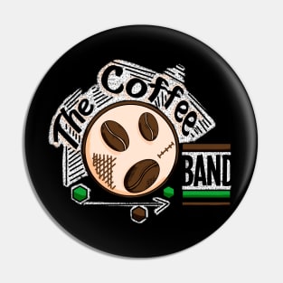 Coffee Band - Coffee Music Lovers Pin