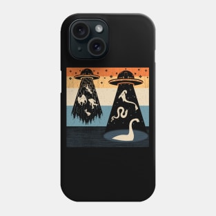 Alien UFO Abduction Phone Case