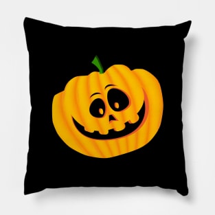 Smiling pumpkinhead Pillow