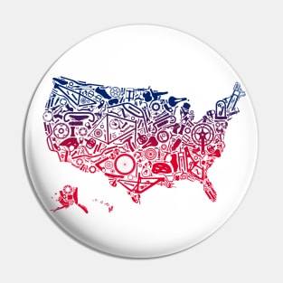 RIDE AMERICA Pin