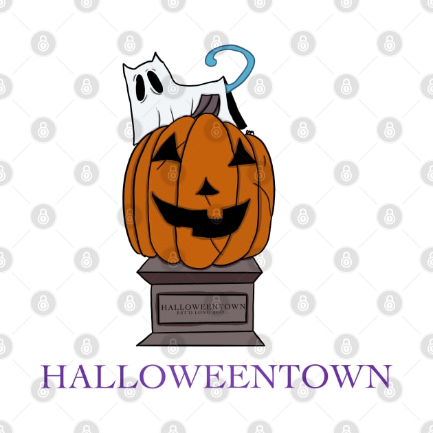 Halloweentown Ghost Cat by Art_by_Devs