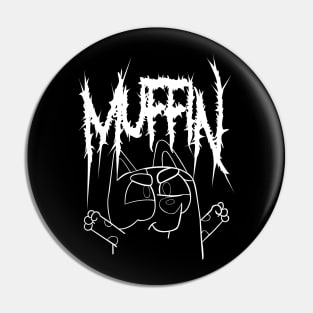 Muffin Metal Bluey Dog Pin