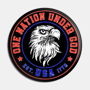 One Nation Under God Eagle Pin