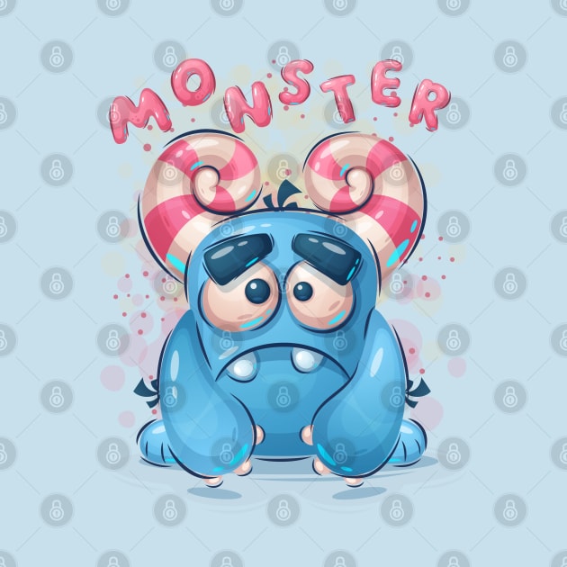 Cutest monster creation ever by Clicky Commons