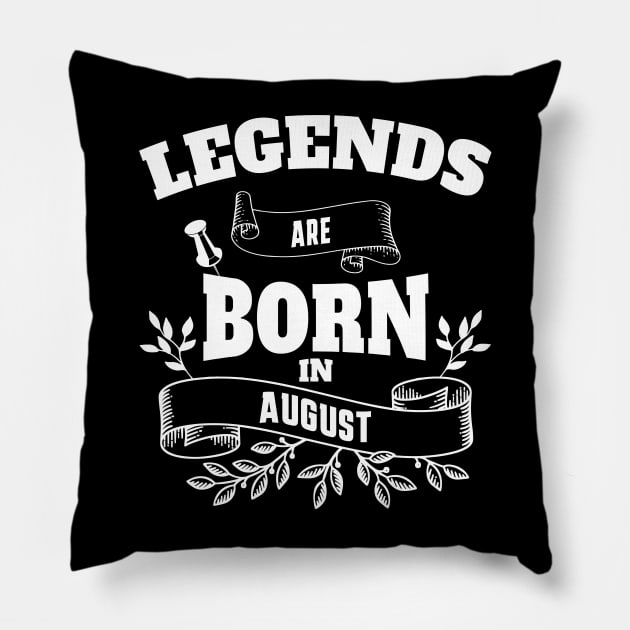 august birthday Pillow by Circle Project