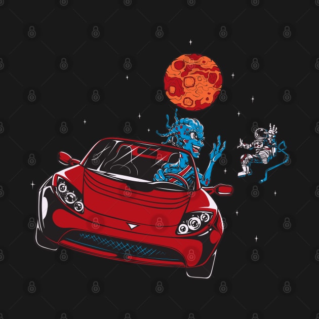 Mars And Cars by Vinyl Chef Steve