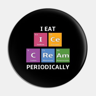 Ice Cream Periodic Table of Elements Pin