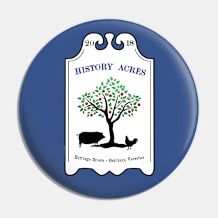 History Acres Logo Pin