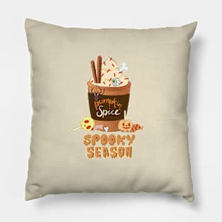 Pumpkin Spice Coffe Season Pillow