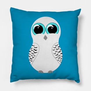 Bright Eyed Owl Pillow