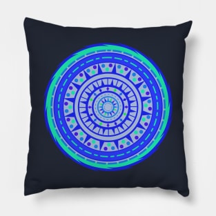 Ocean Mandala Pillow