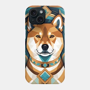 Shiba - art deco Phone Case