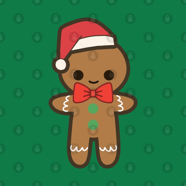 Cute Christmas Gingerbread Man by Daytone