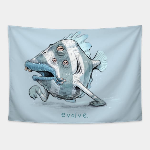 Evolve Tapestry by AlexHeywoodArt