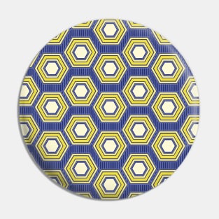 Simple Hexagon Pattern Pin