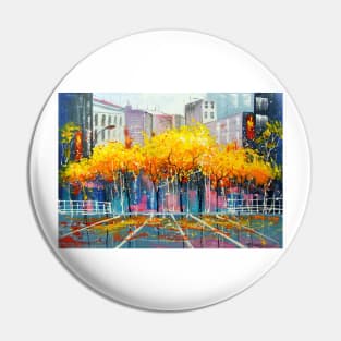 Autumn in Chicago Pin