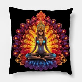 Meditation Chakra Infused Mushroom Pillow