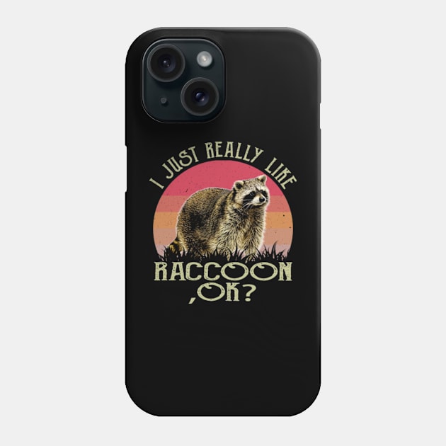 Irresistible Raccoon Style Shirt Phone Case by BoazBerendse insect