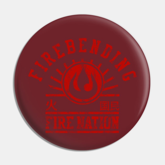 Fire Bending Pin by FanFreak