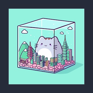 Cat in cube T-Shirt