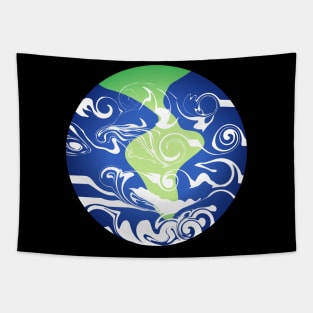 Marble Earth Tapestry