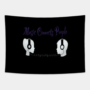 Music Connects People Tapestry