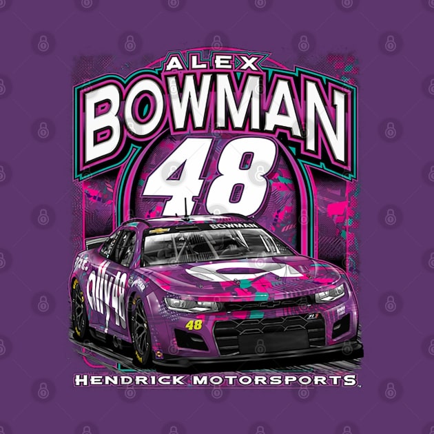 Alex Bowman Purple Car by ganisfarhan